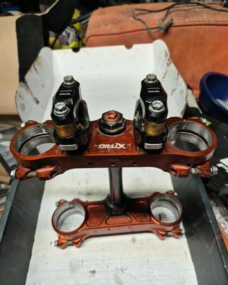 piastre x trig pro colore bronzo gruppo ktm 