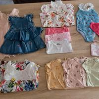 Vestiti bimba, taglia 9-12 mesi, estate
