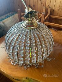 Lampadario Vintage in Cristallo Swarovski