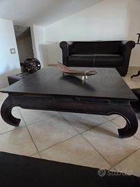 Tavolino etnico  da salotto 100x100x37