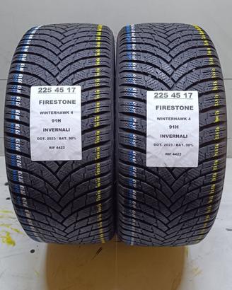 2 GOMME 225 45 17 FIRESTONE INV RIF4422
