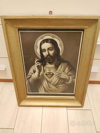 quadro stampa sacro cuore di Gesu
