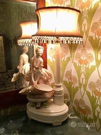 Lampada/Abat-jour in stile floreale romantico