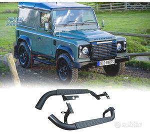 PIASTRETTI PEDANE LAND ROVER DEFENDER 90 83-16 NER
