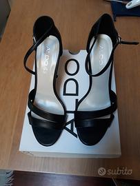 Sandali pelle nera di " Aldo" nuovo mis 40