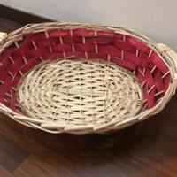 cesto rotondo in vimini