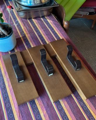 appendi giacche da parete in legno