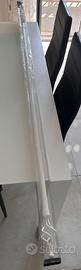 Bastone estensibile tende NUOVO 140–210 cm bianco