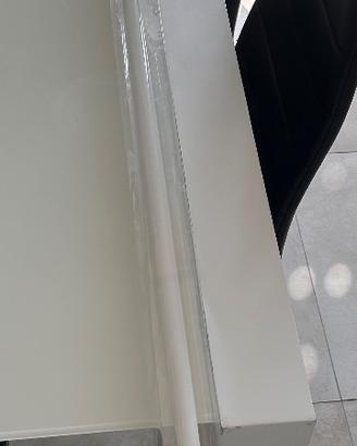 Bastone estensibile tende NUOVO 140–210 cm bianco
