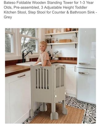 Torre montessoriana 3 altezze pieghevole Bateso