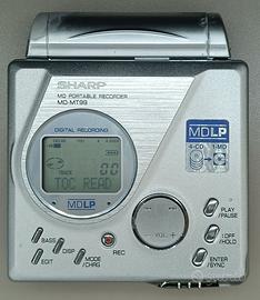 SHARP MiniDisk Portable Recorder MD-MT99