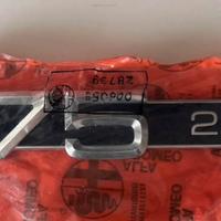 Etichetta posteriore Alfa 75 2.0