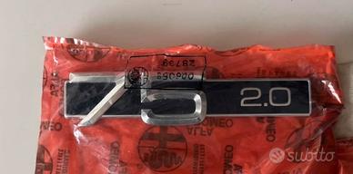Etichetta posteriore Alfa 75 2.0