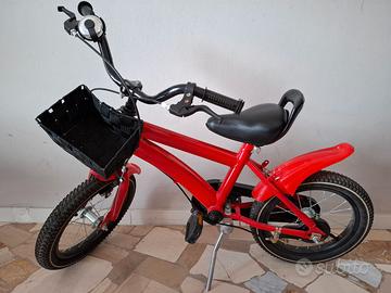 Bici rossa 14 pollici