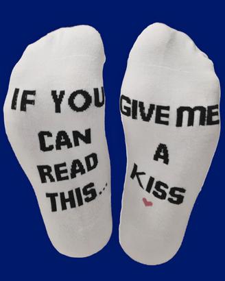 Calze Fantasmini scritta *se leggi questo, baciami
