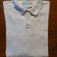 Polo Lamborghini bianca maniche lunghe XL