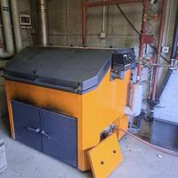 Sistema di riscaldamento a legna Schmid da 60 kW
