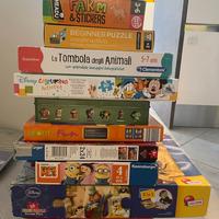 Puzzle , domino Foodies, tombola animali