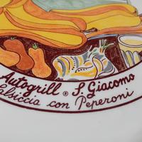 VECCHIO PIATTO COLLEZIONE AUTOGRILL VINTAGE 