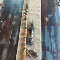 Riproduzione Cerbottana indigena.