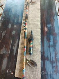 Riproduzione Cerbottana indigena.