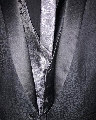 completo elegante-gilet/giacca/cravatta/camicia