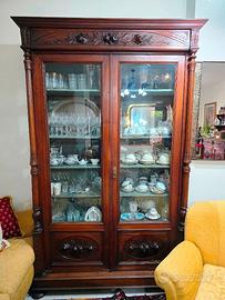 VETRINA D'EPOCA IN NOCE , INTAGLIATA, AUTENTICA.