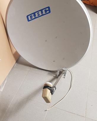 Parabola Antenna Satellitare 80cm  Gbc