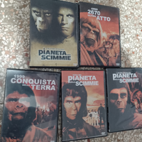 5 dvd il pianeta delle scimmie