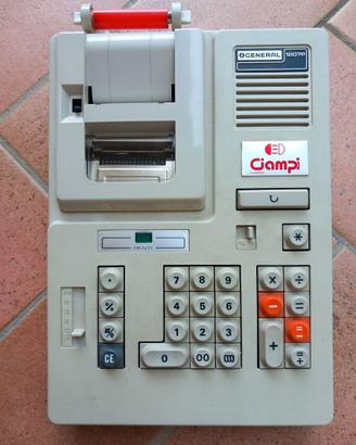 Calcolatrice scrivente General 1207P made in Japan