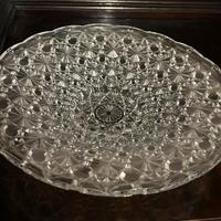 Vassoio vetro vintage diametro 30 cm