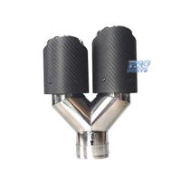 TERMINALE SCARICO IN CARBONIO DOPPIO DESTRO LOOK A