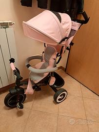Triciclo Kinderkraft trasformabile in passeggino 