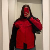 Dainese - giacca rossa e nera come nuova