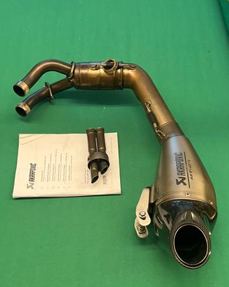 Akrapovic mt07 2024