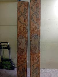 antiche travi dipinte