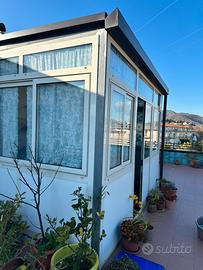 Veranda in alluminio 4,00x4,00 mt totale 16 mq