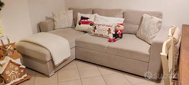 Divano letto e contenitore nuovo