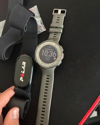 Polar vantage V con fascia cardio H10