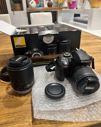 Kit Reflex Nikon D3300 + Doppio Obiettivo