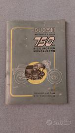 LIBRETTO MANUTENZIONE DUCATI 750 GT MONOALBERO