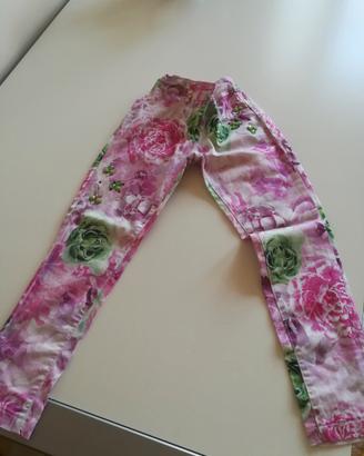 Pantaloni a fiori bambina Miss Grant