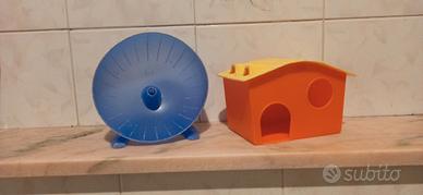 Ruota da appoggio o Casetta per criceti