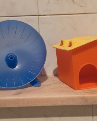 Ruota da appoggio o Casetta per criceti