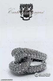 ANELLO NODO IN ORO 18kt. CON DIAMANTI NATURALI