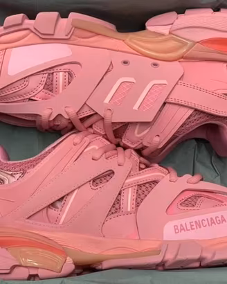 balenciaga track pink con scatola originali