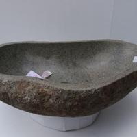 Lavandino lavabo in pietra sasso di fiume