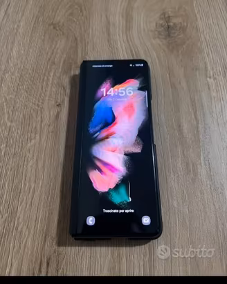 SAMSUNG Z FOLD 3 BLACK 256GB 5G NO SCATOLA LEGGI