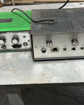 Amplificatori geloso b-223 rcf am 835 hi fi stereo