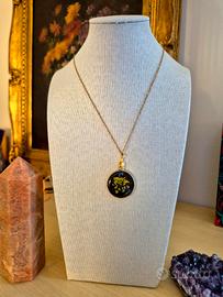 collana fiore oro